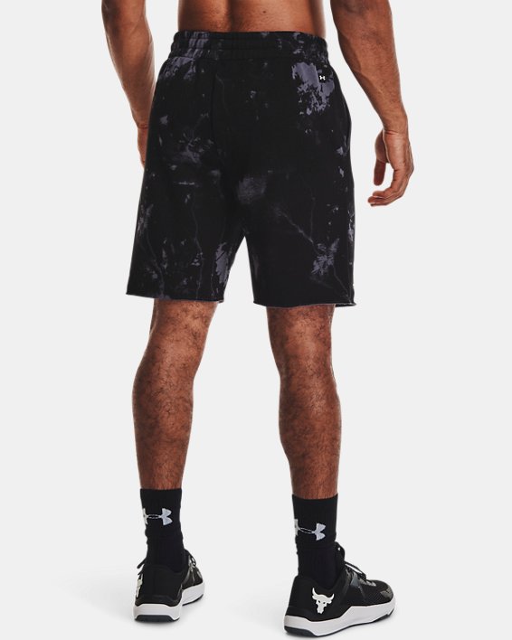 Men's Project Rock Rival Fleece Shorts in Black image number 1
